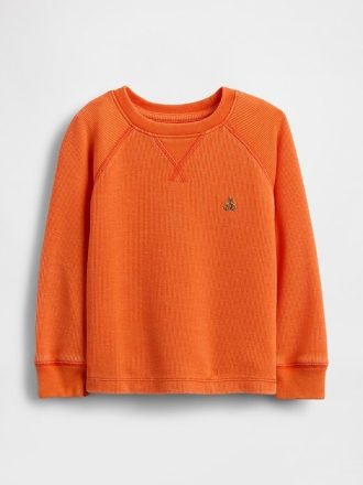 Maglia girocollo testurizzata per neonati e bambini piccoli