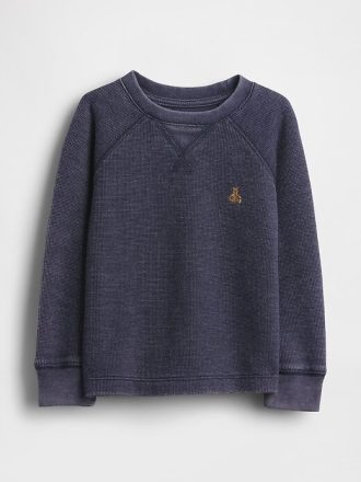 Maglia girocollo testurizzata per neonati e bambini piccoli