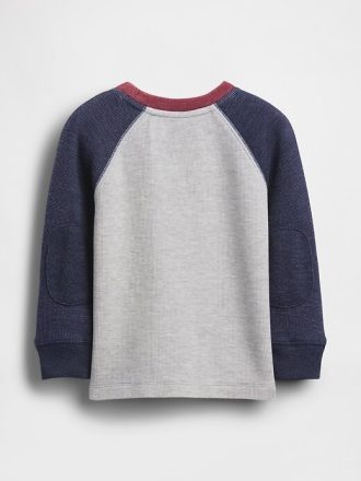 Maglia girocollo testurizzata per neonati e bambini piccoli