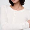 Maglia Henley in maglia traforata Maglia Henley in maglia traforata