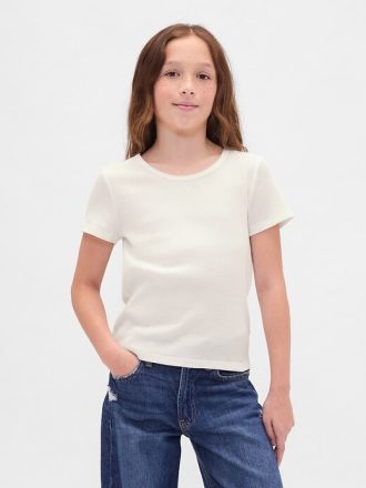 Maglietta a coste per bambini