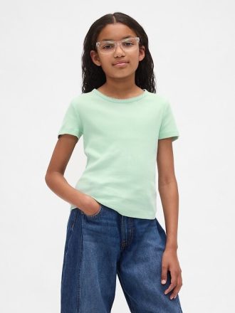 Maglietta a coste per bambini