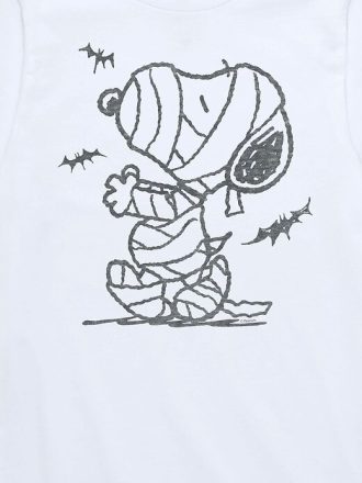 Maglietta a maniche corte per bambini Peanuts Snoopy Mummy And Bats