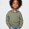 Maglietta con cappuccio in cotone biologico per neonati e bambini piccoli Maglietta con cappuccio in cotone biologico per neonati e bambini piccoli