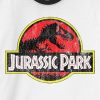 Maglietta con logo grafico Jurassic Park Classic Ringer Maglietta con logo grafico Jurassic Park Classic Ringer