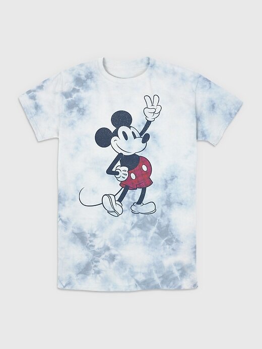 Maglietta con stampa tie-dye di Topolino e i suoi amici Maglietta con stampa tie-dye di Topolino e i suoi amici
