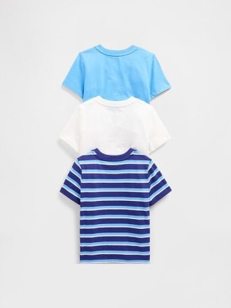 Maglietta con tasca abbinabile per neonati e bambini (confezione da 3)