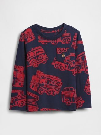 Maglietta con tasca abbinabile per neonati e bambini piccoli
