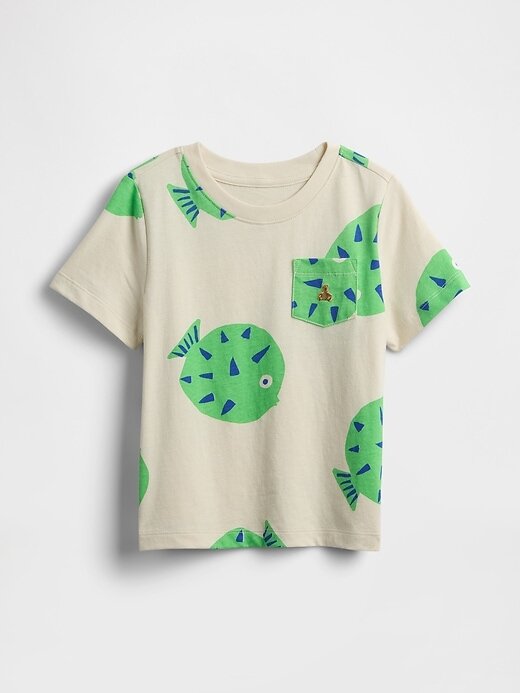 Maglietta con tasca abbinabile per neonati e bambini piccoli Maglietta con tasca abbinabile per neonati e bambini piccoli
