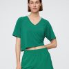Maglietta corta con scollo a V GapFit Breathe