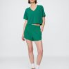 Maglietta corta con scollo a V GapFit Breathe