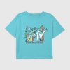Maglietta corta squadrata con grafica MTV Butterflies per bambini Maglietta corta squadrata con grafica MTV Butterflies per bambini