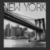 Maglietta corta squadrata con grafica New York Bridge per bambini Maglietta corta squadrata con grafica New York Bridge per bambini