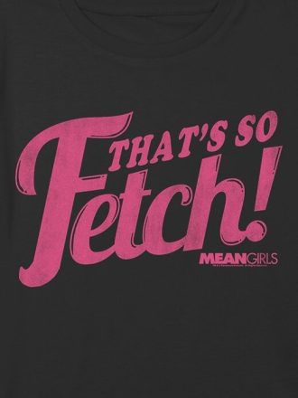 Maglietta corta squadrata grafica “Kids Mean Girls That’s So Fetch” per bambini