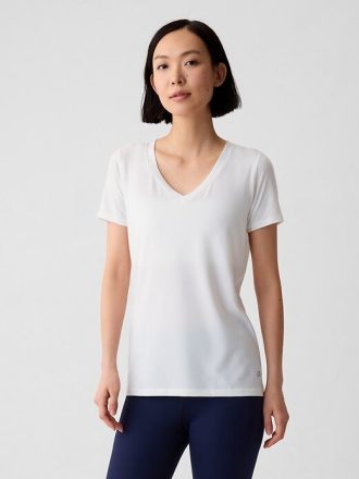 Maglietta GapFit Breathe con scollo a V