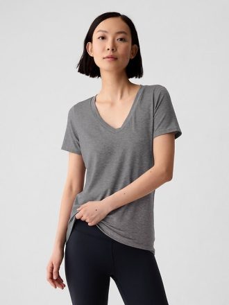 Maglietta GapFit Breathe con scollo a V