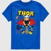 Maglietta grafica a maniche corte con motivo Thor Doodle della Marvel per bambini Maglietta grafica a maniche corte con motivo Thor Doodle della Marvel per bambini