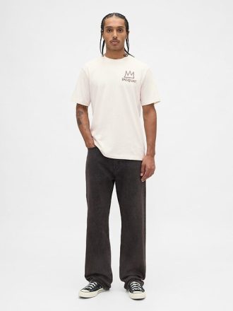 Maglietta grafica Basquiat