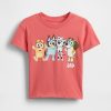 Maglietta grafica Bluey per neonati e bambini piccoli Maglietta grafica Bluey per neonati e bambini piccoli
