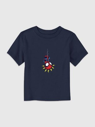 Maglietta grafica classica retrò di Spiderman per bambini