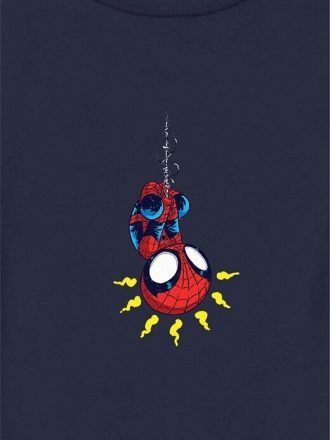 Maglietta grafica classica retrò di Spiderman per bambini