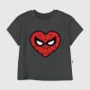 Maglietta grafica con cuore di Spidey per bambini