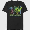 Maglietta grafica con logo MTV Space Maglietta grafica con logo MTV Space