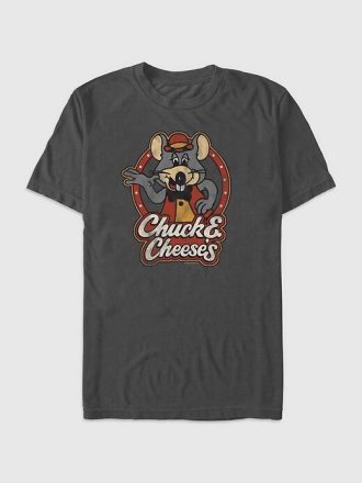 Maglietta grafica con logo retrò Chuck E Cheese