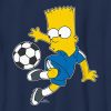 Maglietta grafica da calcio Bart Simpson per bambini Maglietta grafica da calcio Bart Simpson per bambini