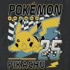 Maglietta grafica da corsa Pokemon Pikachu