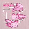 Maglietta grafica Minecraft Axolotl per bambini