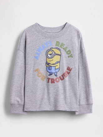 Maglietta grafica Minion per neonati e bambini piccoli