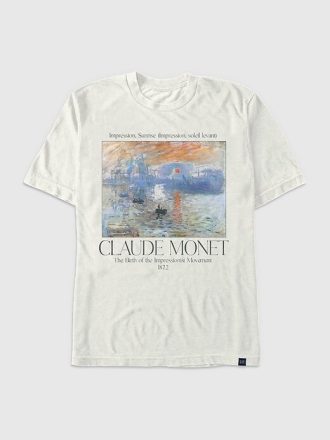 Maglietta grafica Monet Sunrise