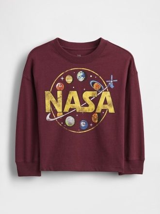 Maglietta grafica NASA per neonati e bambini piccoli