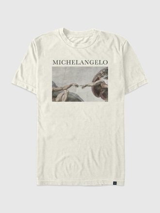 Maglietta grafica oversize Michelangelo Creation