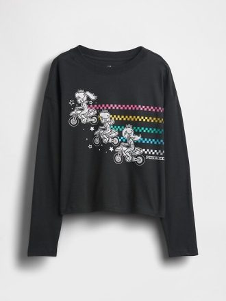Maglietta grafica oversize Super Mario per bambini