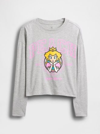 Maglietta grafica oversize Super Mario per bambini