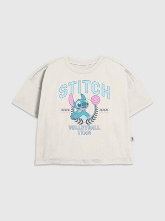 Maglietta grafica per bambini della squadra di pallavolo di Lilo e Stitch