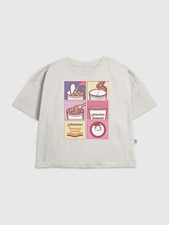 Maglietta grafica per bambini Maruchan Noodle Grid