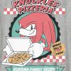 Maglietta grafica per bambini Sonic The Hedgehog Knuckles Pizza