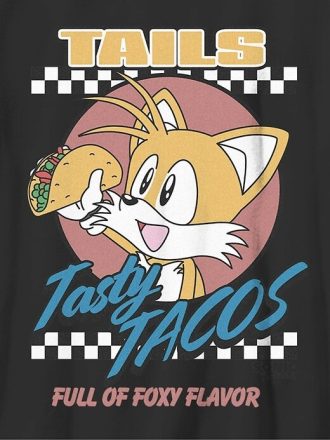 Maglietta grafica per bambini Sonic The Hedgehog Tails Tacos Maglietta grafica per bambini Sonic The Hedgehog Tails Tacos