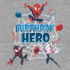 Maglietta grafica per bambini Spiderman Birthday Hero