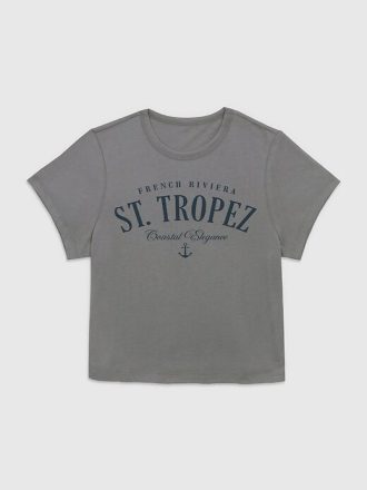 Maglietta grafica per neonati St Tropez