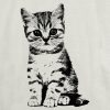 Maglietta grafica Pop Art con gattino per bambini