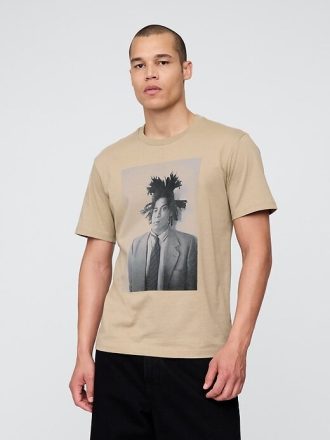 Maglietta grafica rilassata Basquiat