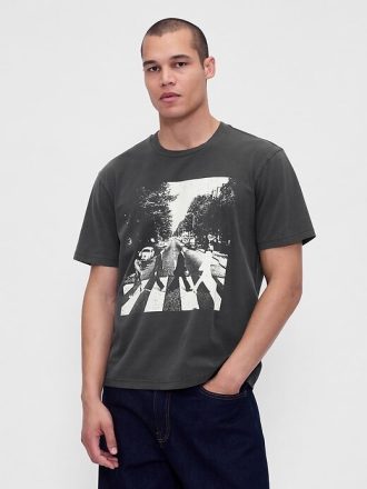 Maglietta grafica rilassata dei Beatles