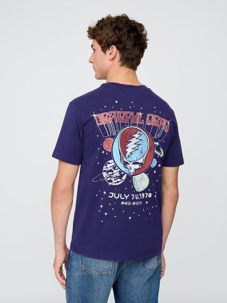 Maglietta grafica rilassata dei Grateful Dead