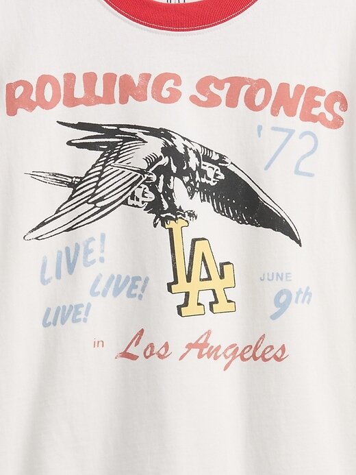 Maglietta grafica rilassata dei Rolling Stones Maglietta grafica rilassata dei Rolling Stones