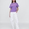 Maglietta grafica rilassata Purple Rain