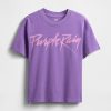 Maglietta grafica rilassata Purple Rain